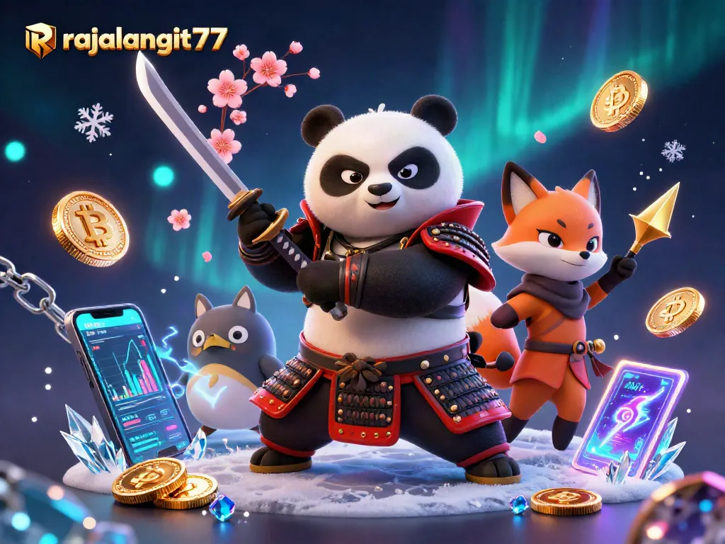 Engage with rajalangit77 in a vibrant gaming atmosphere, featuring samurai, fox, and magical elements.