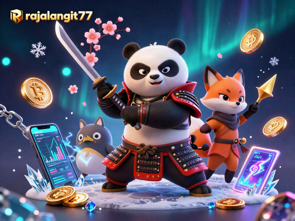 Engage with rajalangit77 in a vibrant gaming atmosphere, featuring samurai, fox, and magical elements.