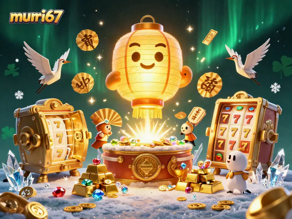 Spin to win big on murai67 with a magical casino scene full of treasures and luck.