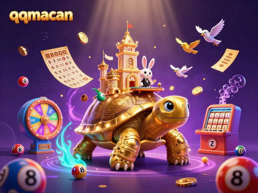 Experience thrilling gameplay with qqmacan in a vibrant, dynamic casino atmosphere featuring unique game elements.