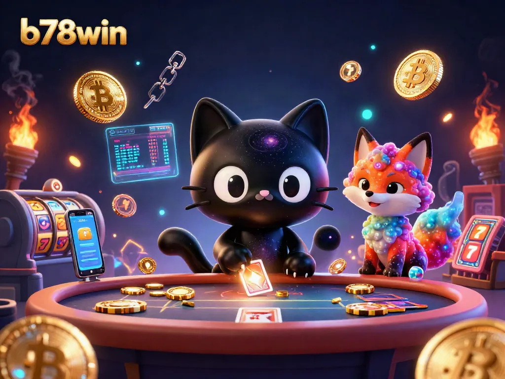 Bettors enjoy the vibrant casino scene at b78win with engaging characters and exciting game elements.