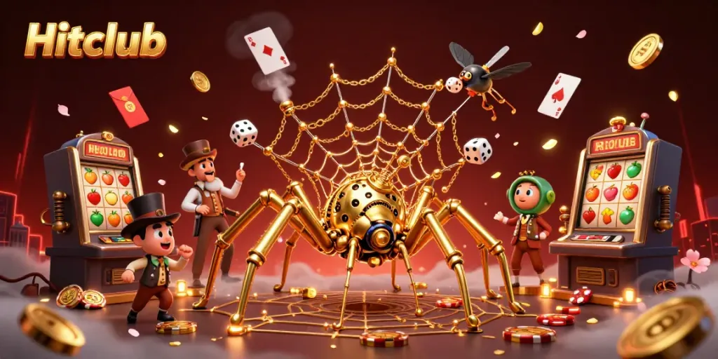 Hitclub offers thrilling casino games with an engaging steampunk theme and vibrant elements.