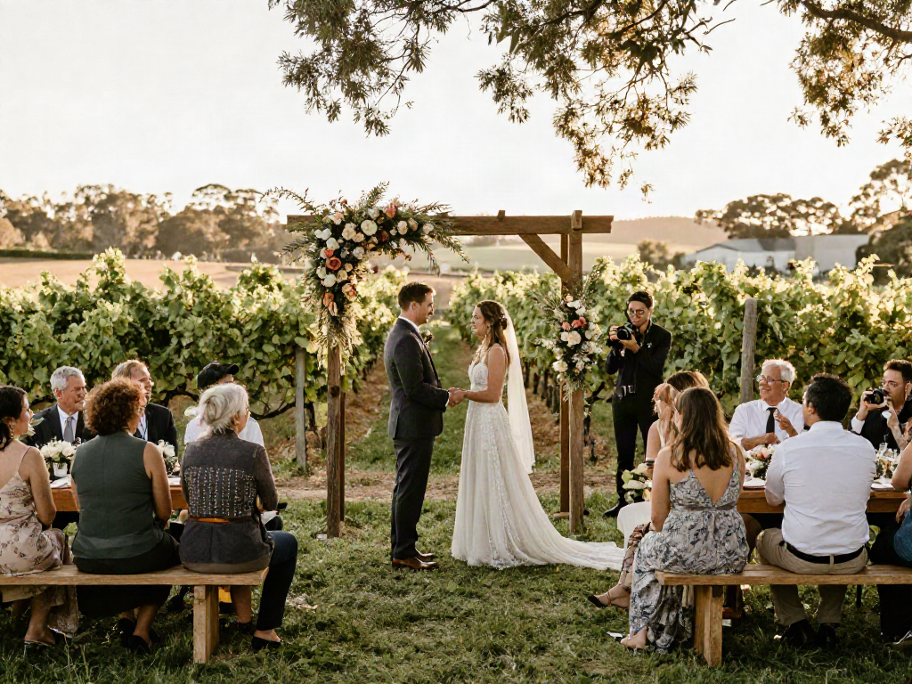 Captivating Hunter Valley photographer weddings capturing authentic couples in beautiful vineyard settings.