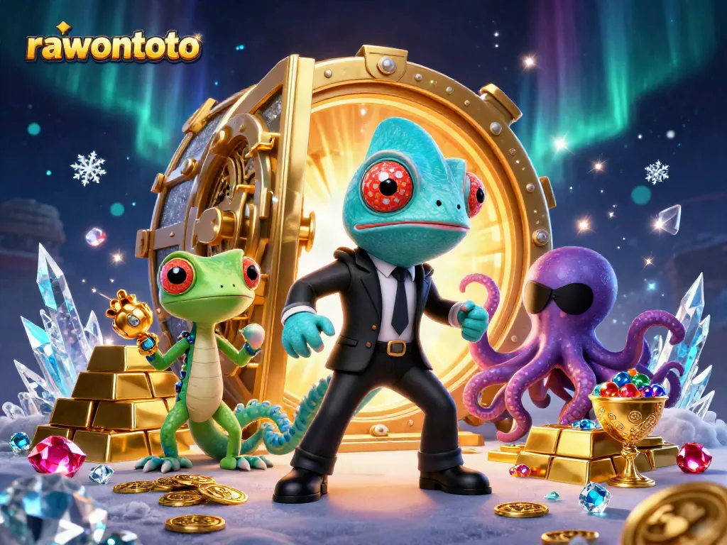 Menangkan hadiah besar di rawontoto dengan chameleon agen rahasia dan teman gecko cerdas!