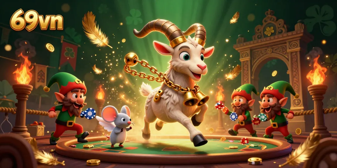 Experience thrilling action at 69vn with Krampus and elf gremlins amid lively casino dynamics.