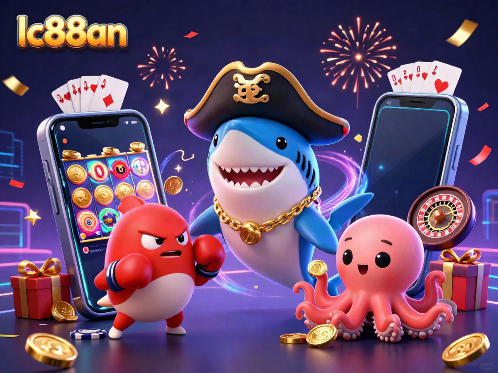 Engage with lc88an's thrilling gaming experience featuring unique casino characters and vibrant elements.
