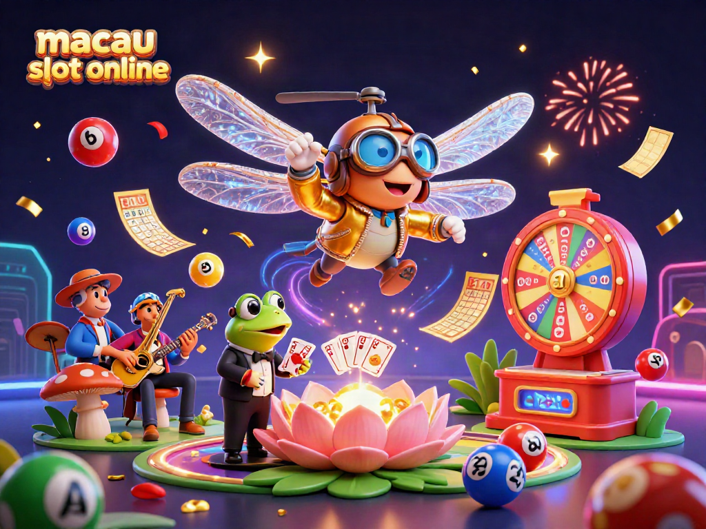 Menangkan hadiah besar dalam permainan macau slot online dengan suasana kasino yang meriah.