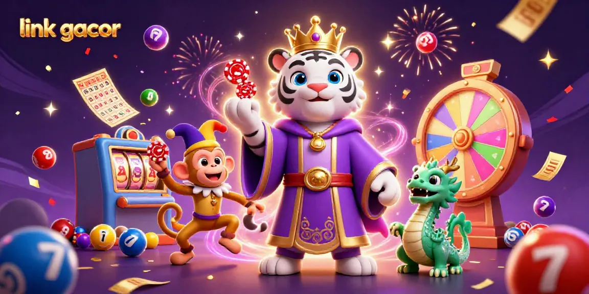 Experience the thrill of link gacor with engaging 3D characters and vibrant casino elements.
