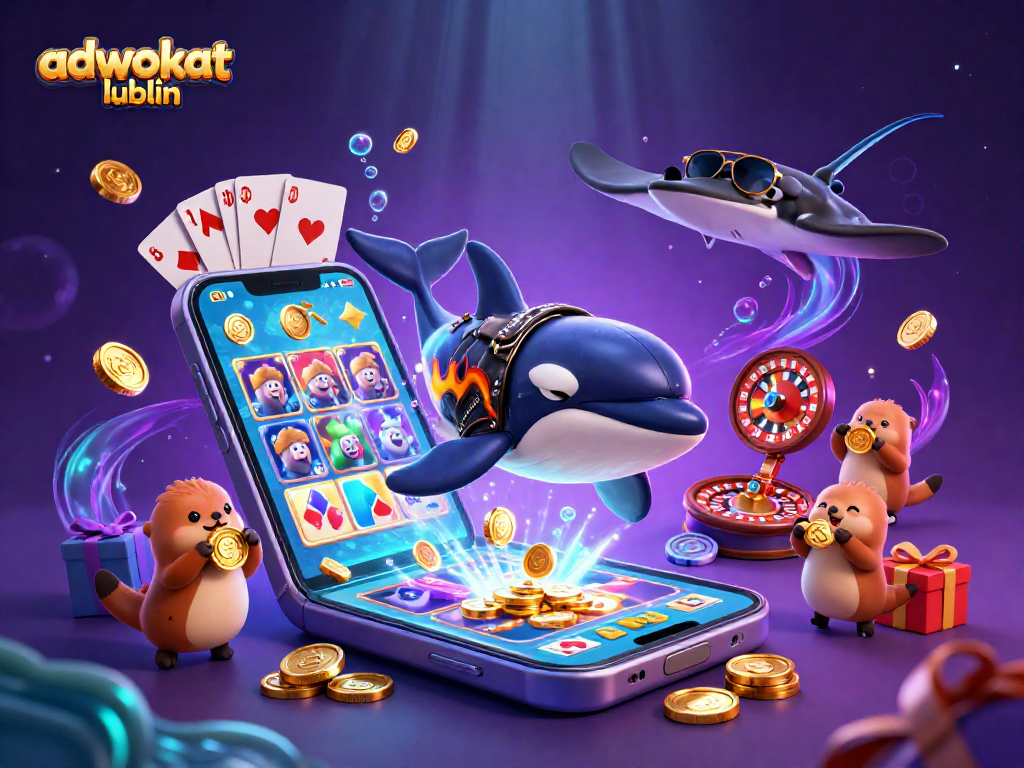 Experience the thrill of winning with Adwokat Lublin, showcasing dynamic casino action with colorful games.