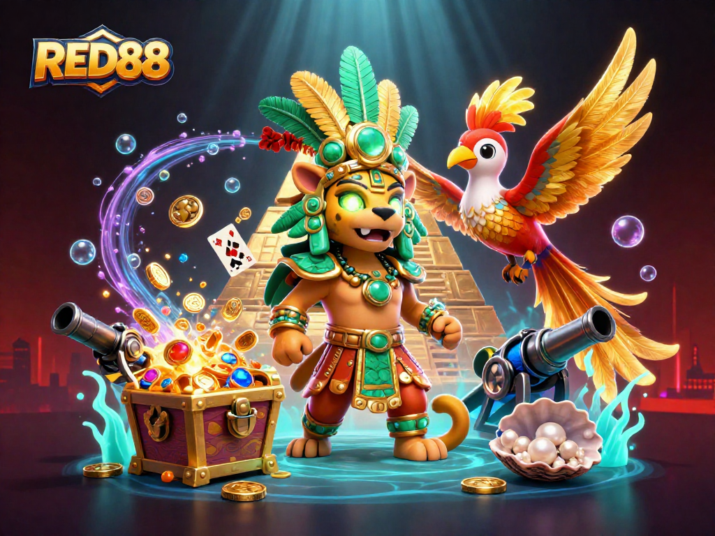Experience the thrilling excitement of RED88, a vibrant casino world filled with vibrant treasures and characters.