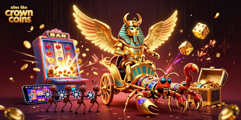 Engage with exciting gameplay on sites like crown coins, featuring vibrant slots and free spins.