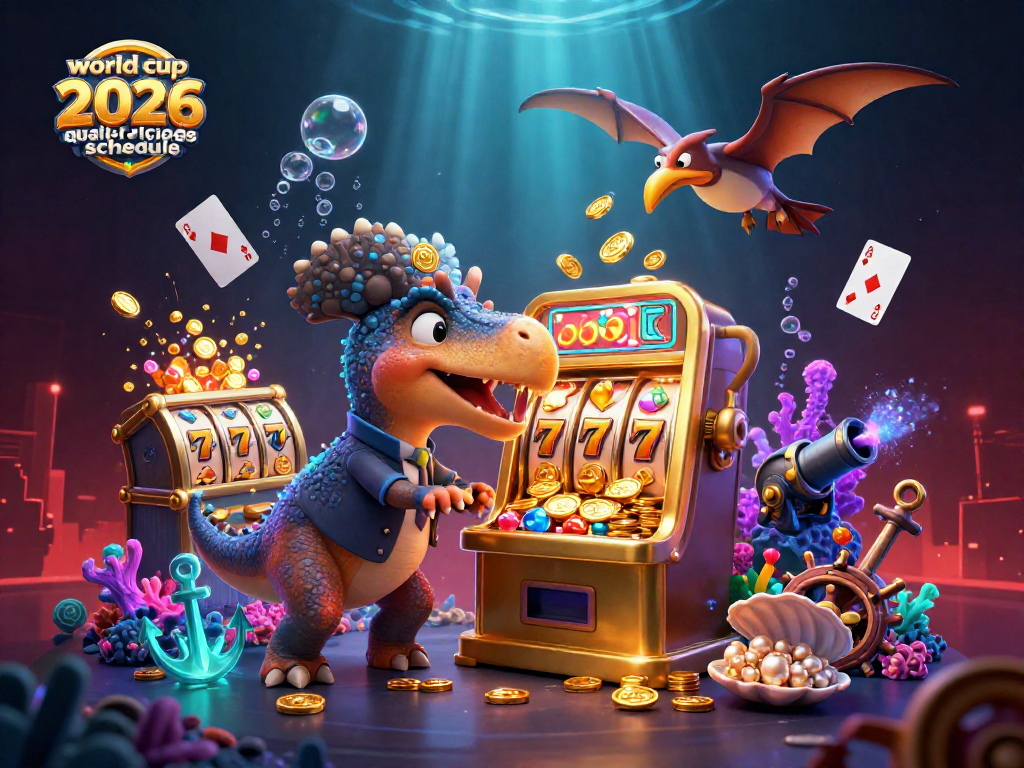 Experience the excitement of the world cup 2026 qualifiers schedule with a thrilling casino scene.
