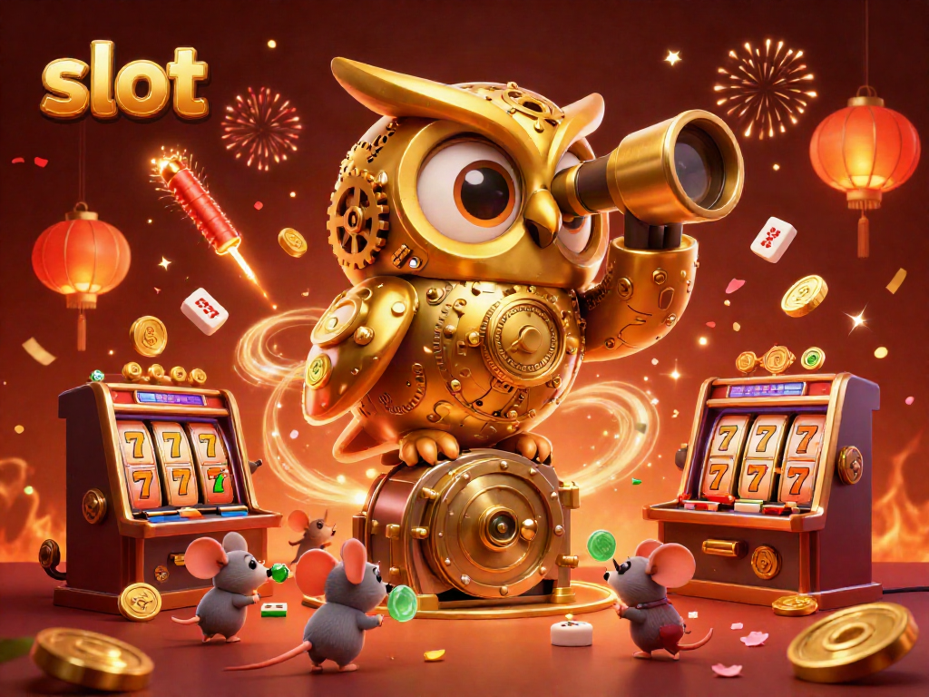 Spin to win on slot machines with vibrant 3D characters and festive casino atmosphere.