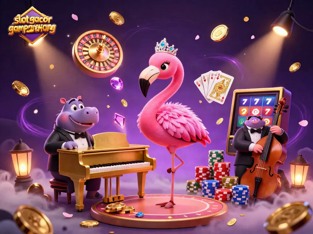 Experience thrilling wins with slot gacor gampang menang featuring vibrant casino characters and treasures!